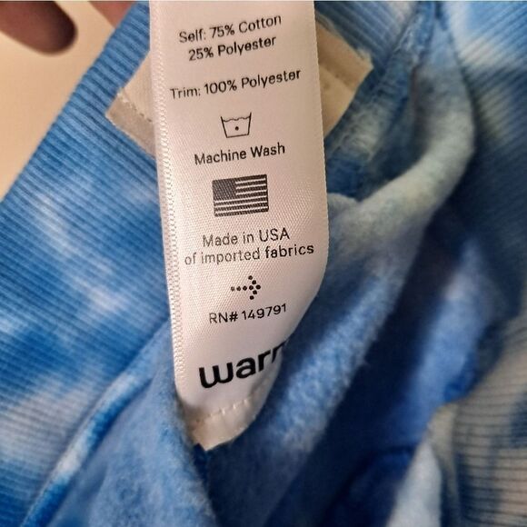 WARM FUN WARM & SUNNY CHILL SWEATPANT Tie-Dye Joggers Size Small Made in USA - Picture 7 of 8